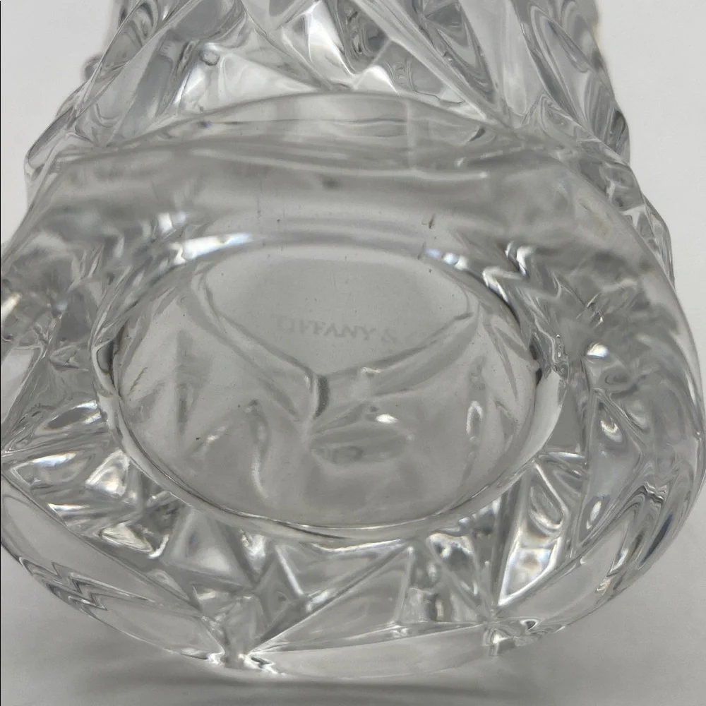 Tiffany & Co. Crystal Rock Cut Highball Tall Glass Set of 4
